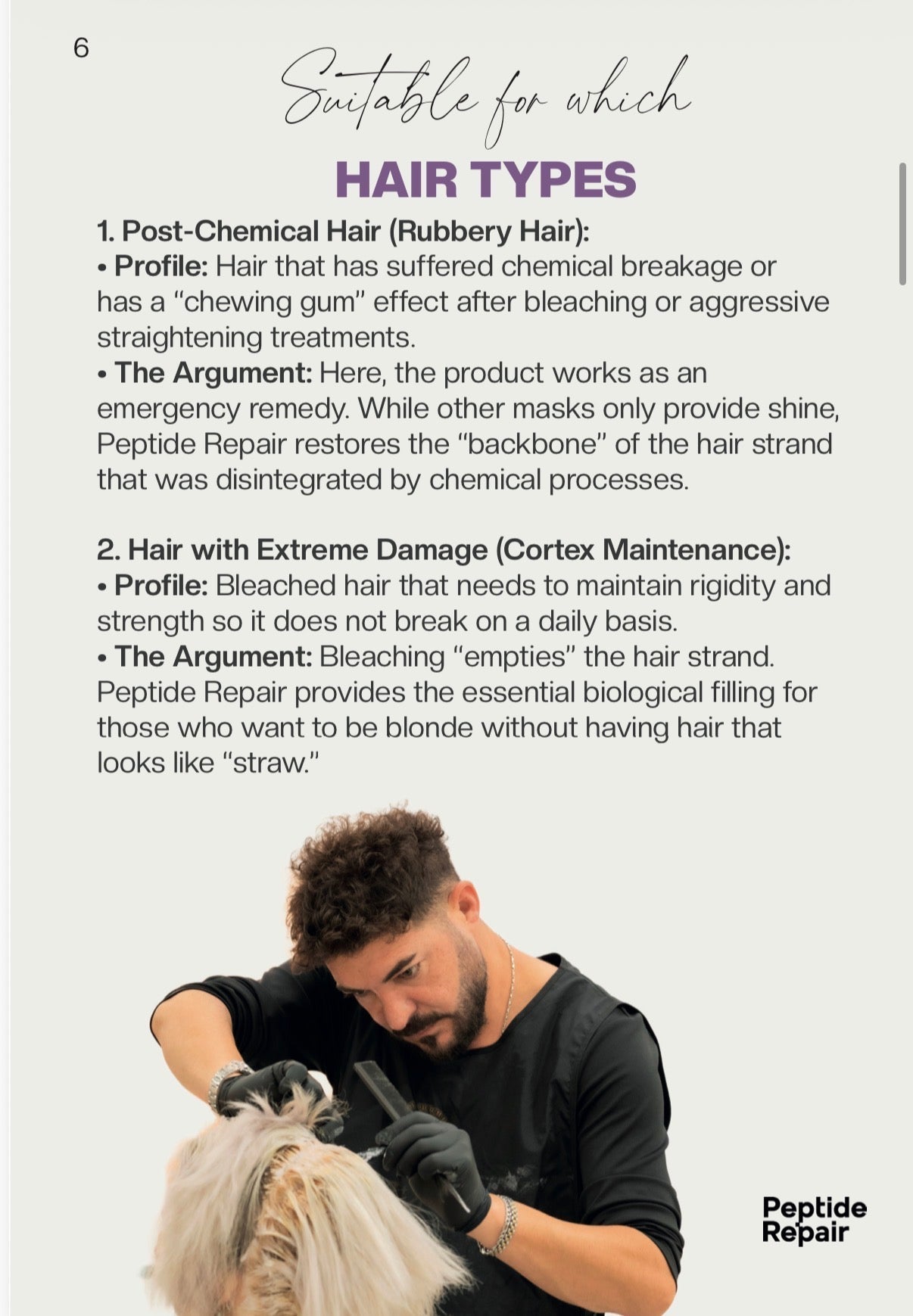 Beox Peptide Repair Molecular Hair Repair System for Damaged & Bleached Hair - image 7