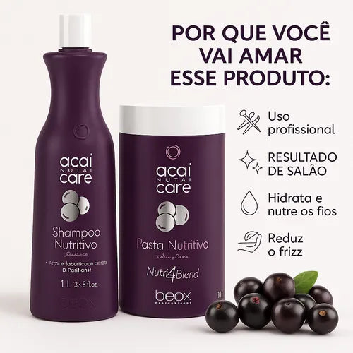 Beox Acaí Care Shampoo Condicionador - image 3