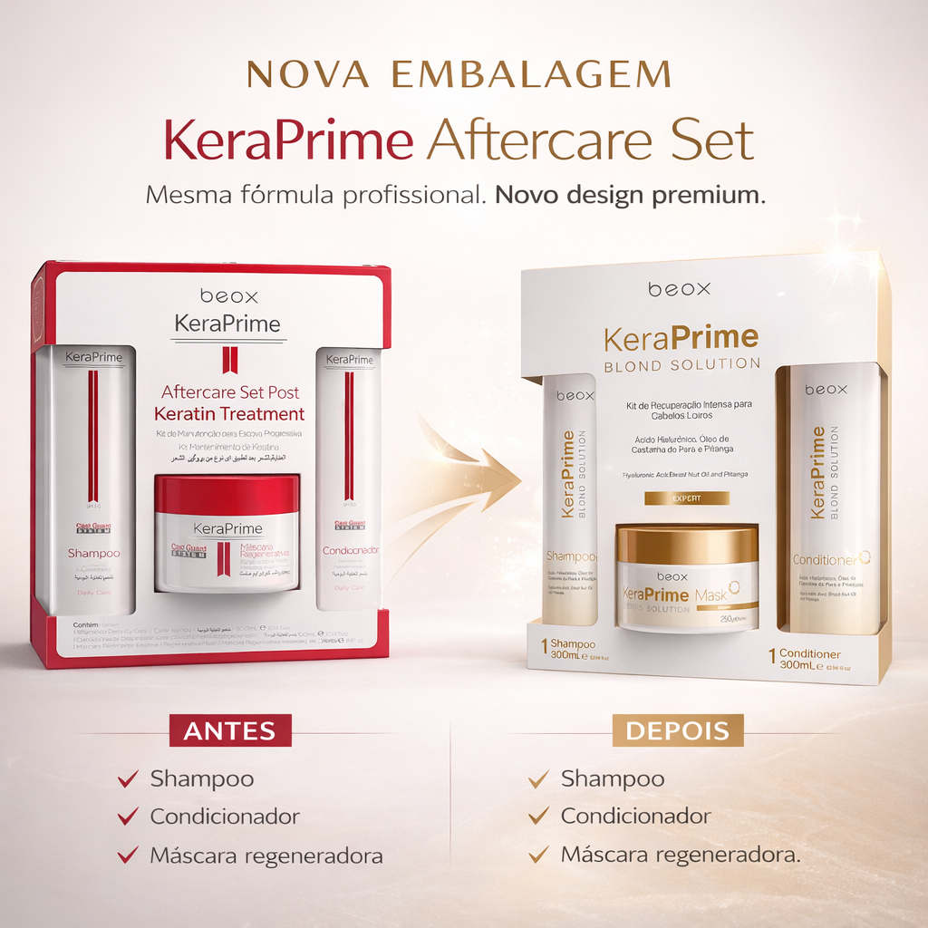 KeraPrime Kit Home Care - 300ml - BEOX (NEW PACK) - image 2