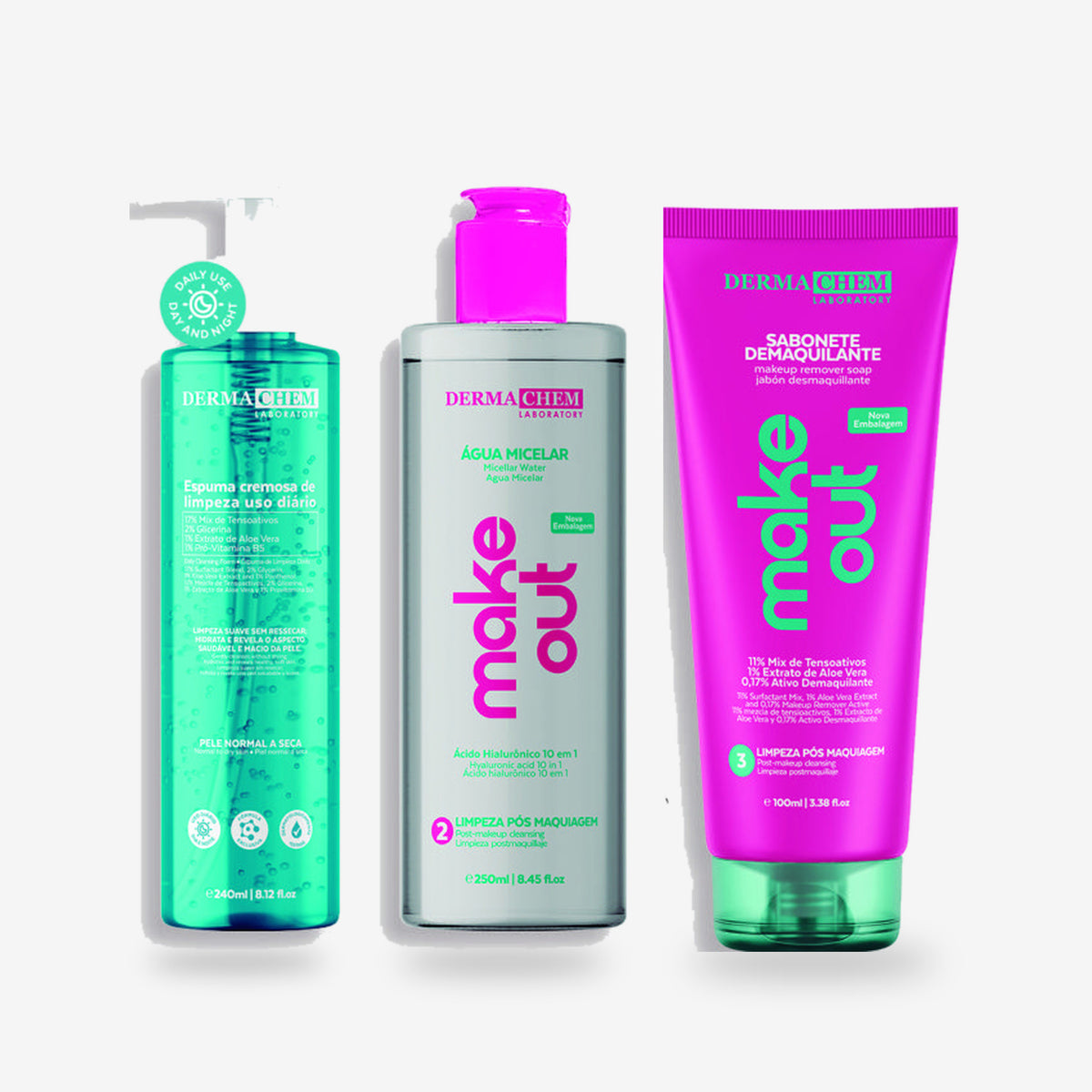 Cleanse Complete Kit | Brazilian Full Cleansing Set with Micellar Water
