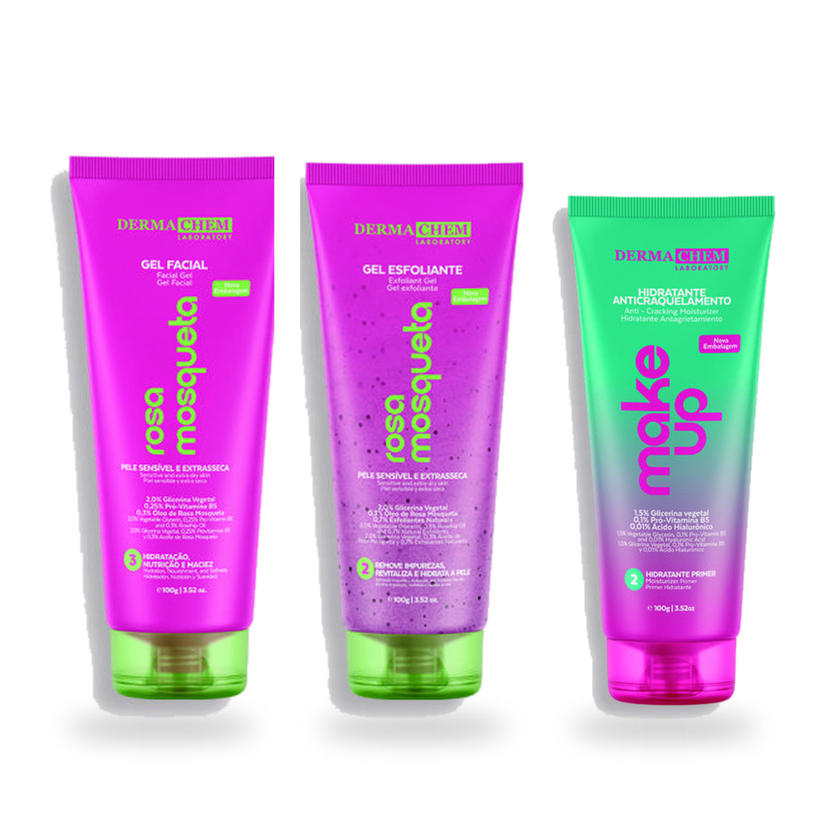 Rosehip Nourish Routine Kit | Brazilian Rosehip Set for Dry and Sensitive Skin