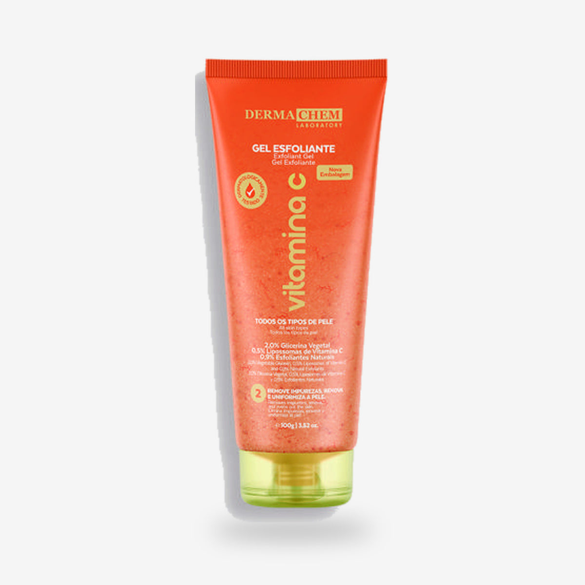 Vitamin C Exfoliating Gel | Bamboo and Luffa Facial Scrub